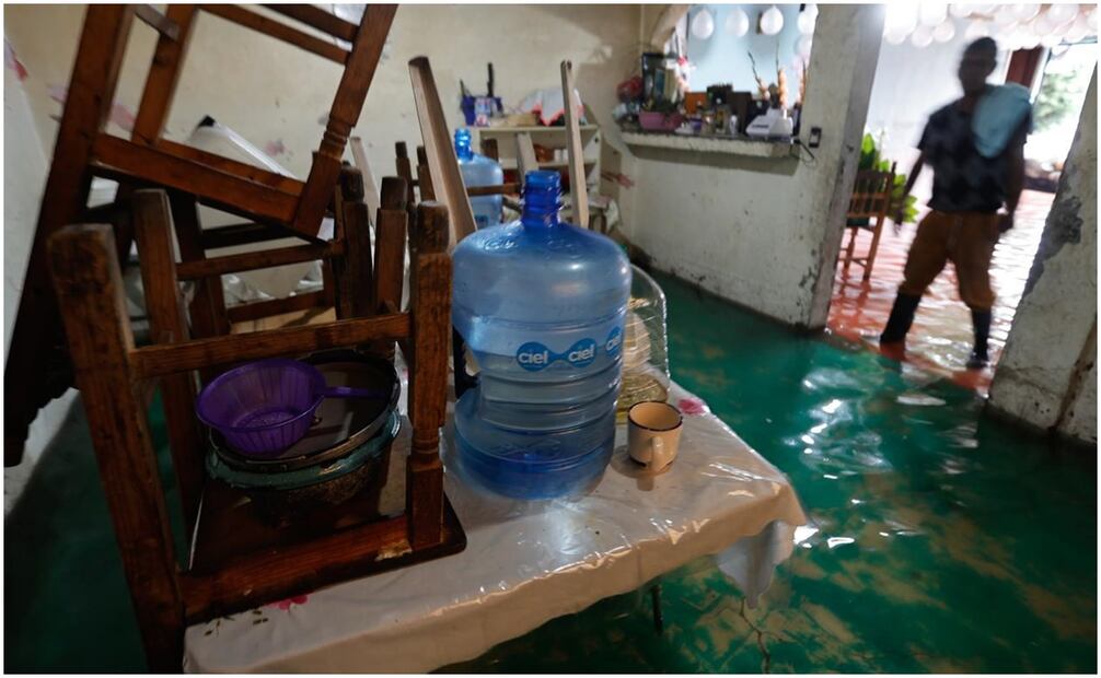 Inundación en San Mateo Atenco. Foto: Jorge Alvarado/ELUNIVERSAL)