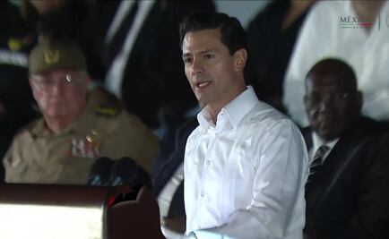 Fidel Castro quiso mucho a México: Peña Nieto