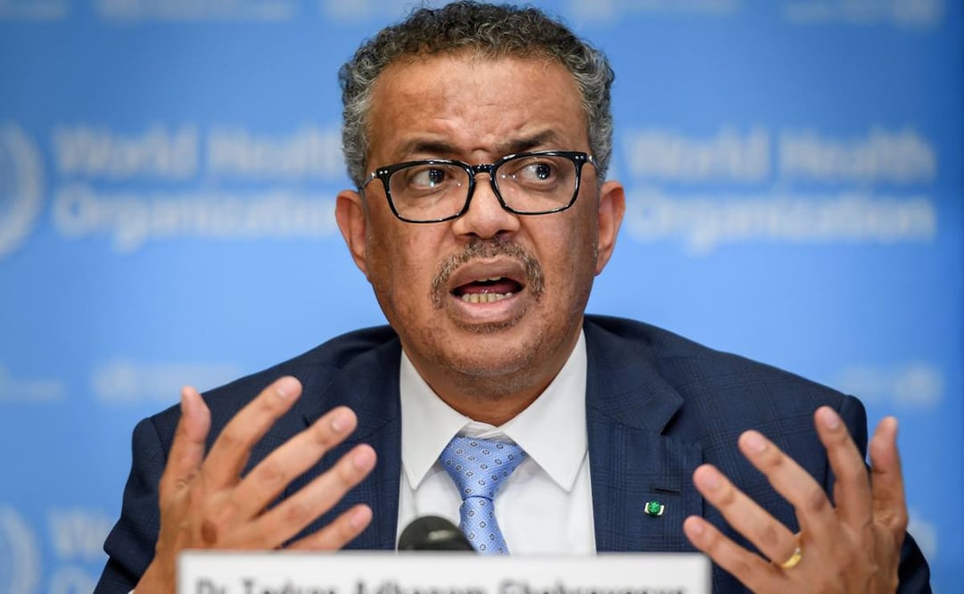 Tedros Adhanom Ghebreyesus, director general de la Organización Mundial de la Salud. Foto: AFP 