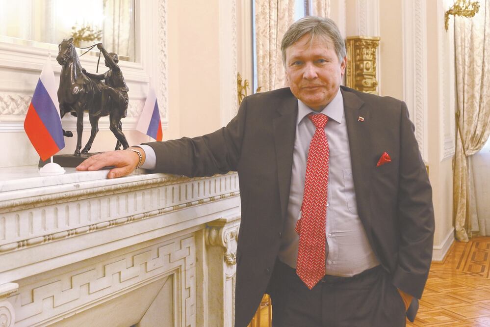 Víktor Koronelli, embajador ruso en México. Foto: CARLOS MEJÍA. EL UNIVERSAL