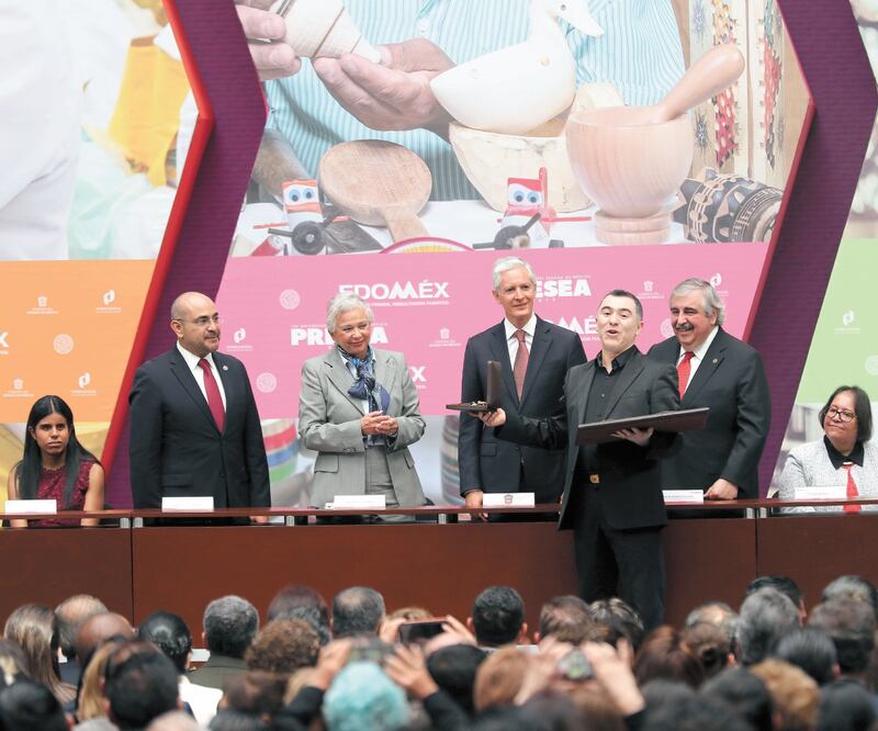 A la entrega de reconocimientos acudió la secretaria de Gobierno federal, Olga Sánchez Cordero. JORGE ALVARADO. EL UNIVERSAL