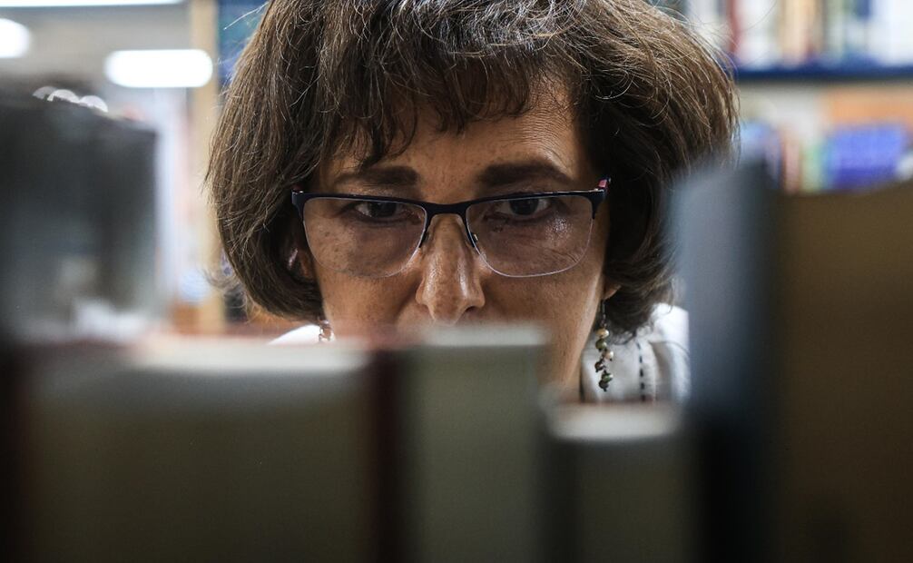 Entrevista con la doctora María Eugenia Vázquez Laslop en las instalaciones del Colegio de México con motivo de su ingresó a la Academia Mexicana de la Lengua. Fotos: Gabriel Pano/ El Universal.