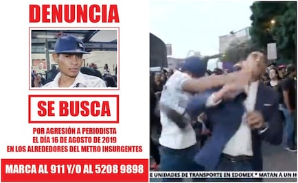 Busca SSC a sujeto que agredió a reportero durante marcha feminista
