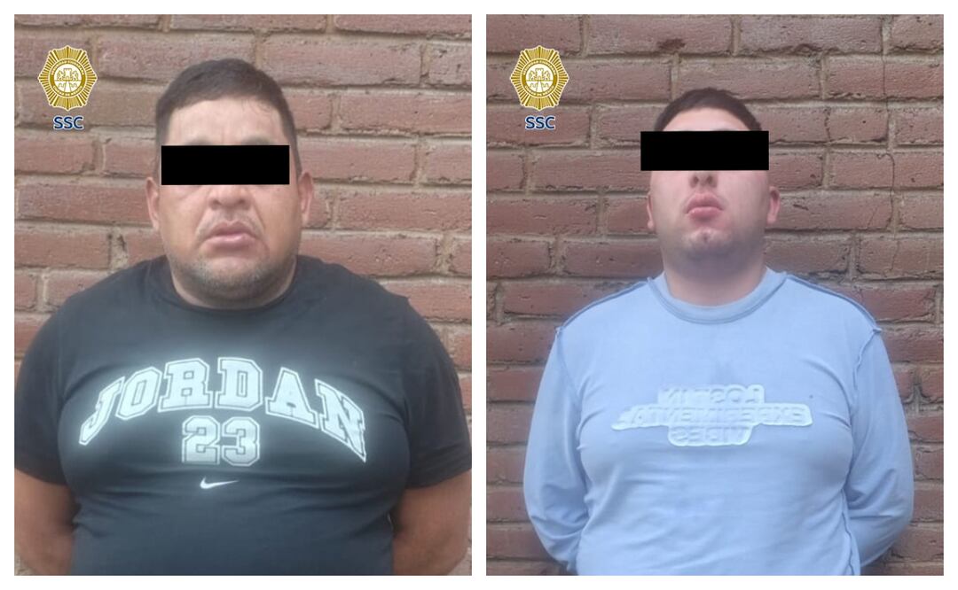 Caen dos presuntos miembros de “Los Tanzanios” en Iztapalapa; portaban droga y un arma larga. Foto: Especial