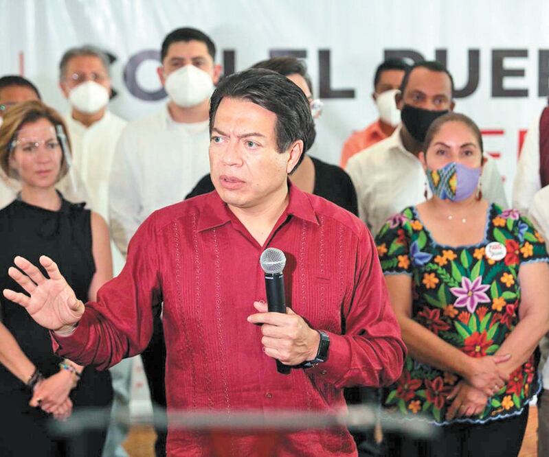 Si vamos unidos y organizados, a Morena le va a ir muy bien en 2021, aseguró en Veracruz Mario Delgado. Foto: Especial