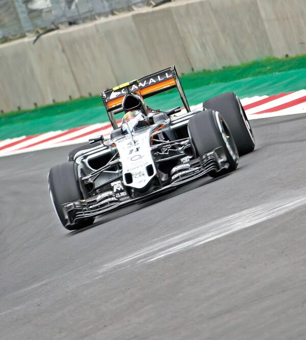 El piloto mexicano de Sahara Force India tiene entre sus metas conseguir su primer triunfo en la máxima categoría (PEDRO MERA. XINHUA)