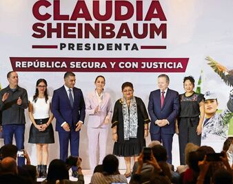 Claudia Sheinbaum presenta plan de seguridad y justicia