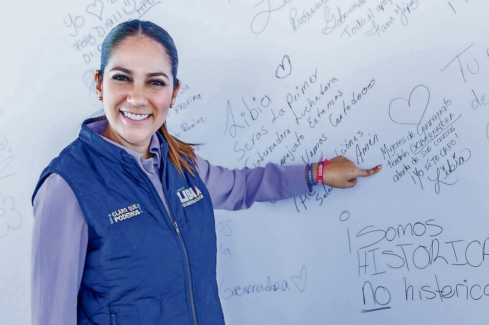 La candidata del PAN, PRD y PRI, Libia Dennise García Muñoz Ledo. Foto: Especial