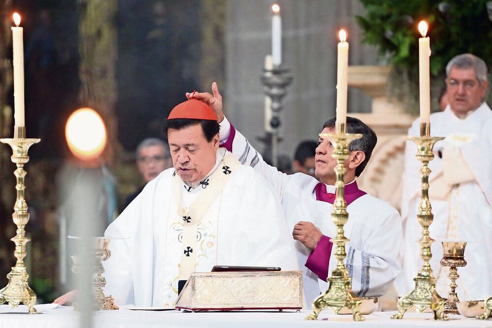 Norberto Rivera está próximo a cumplir 75 años. Según el Derecho Canónico, los obispos y cardenales deberán presentar su renuncia al cumplir esa edad. (ARCHIVO EL UNIVERSAL)