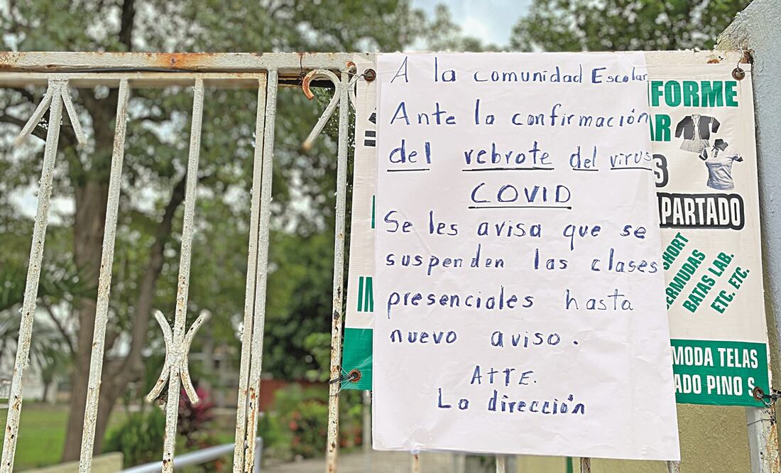 El gobierno estatal decidió que los estudiantes deberán regresar a casa. Foto: Luma López/ EL UNIVERSAL