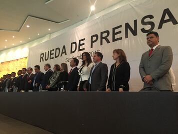 Presenta gobernador Omar Fayad gabinete para Hidalgo