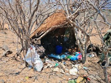 GN localiza en Michoacán dos campamentos clandestinos; hallan material bélico y equipo táctico