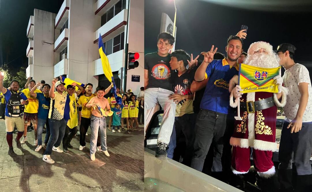 Festejan miles de aficionados el tricampeonato del América en Tamaulipas FOTOS: Roberto Aguilar - EL UNIVERSAL
