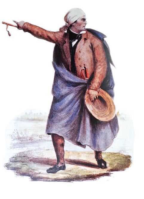 “Morelos en trajes civiles, militares y religiosos de México”, litografía del siglo XIX (IMÁGENES TOMADAS DEL LIBRO “LA ÚLTIMA EXPEDICIÓN DE MORELOS”)