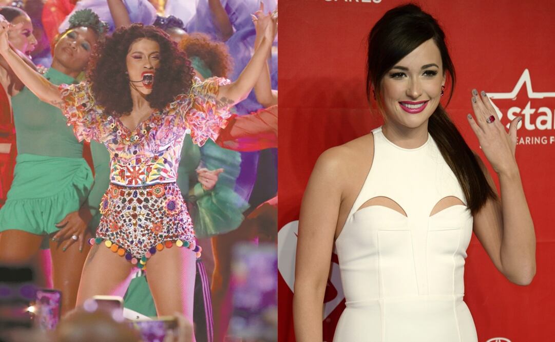 Cardi B y Kacey Musgraves. FOTO: Archivo 