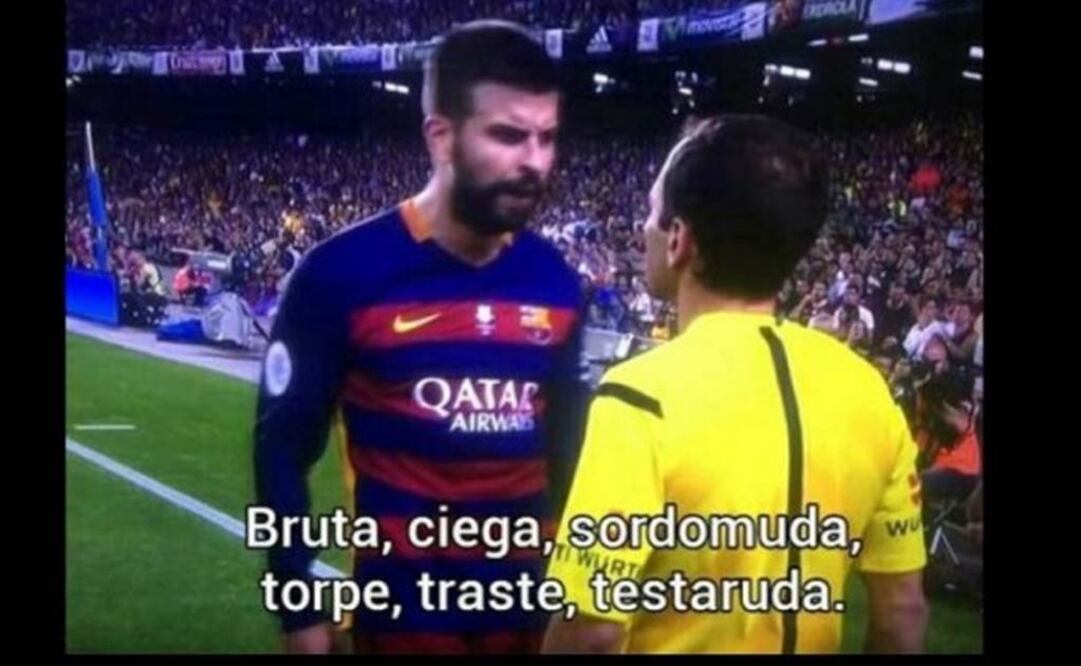 Piqué y Barça, la burla en los memes