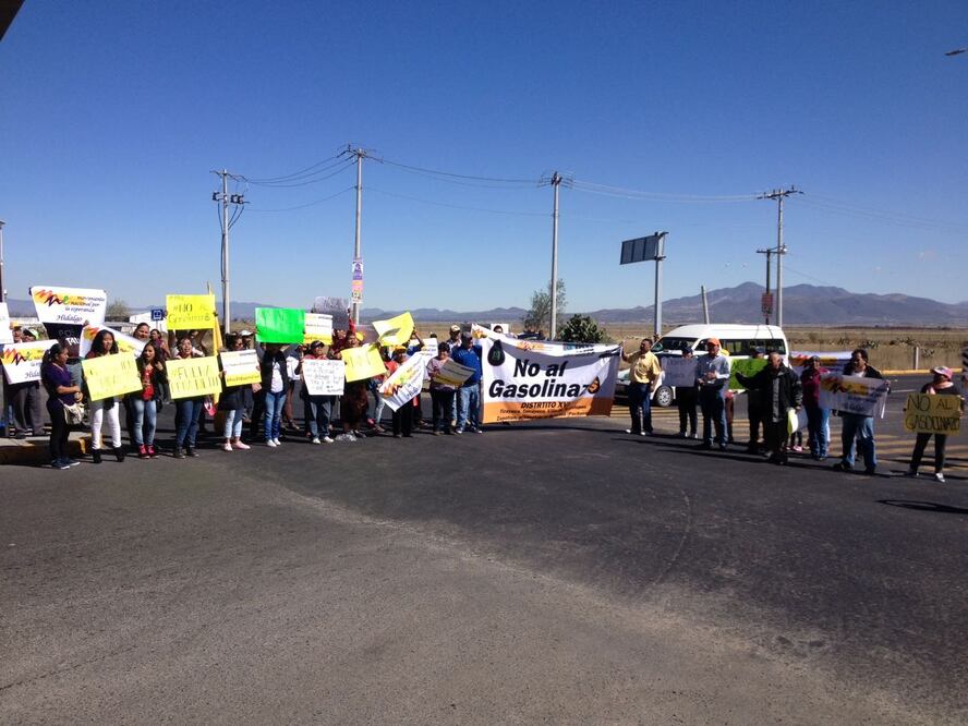 Movilizaciones en Hidalgo contra el incremento en combustibles. Foto: Cortesía #REM
