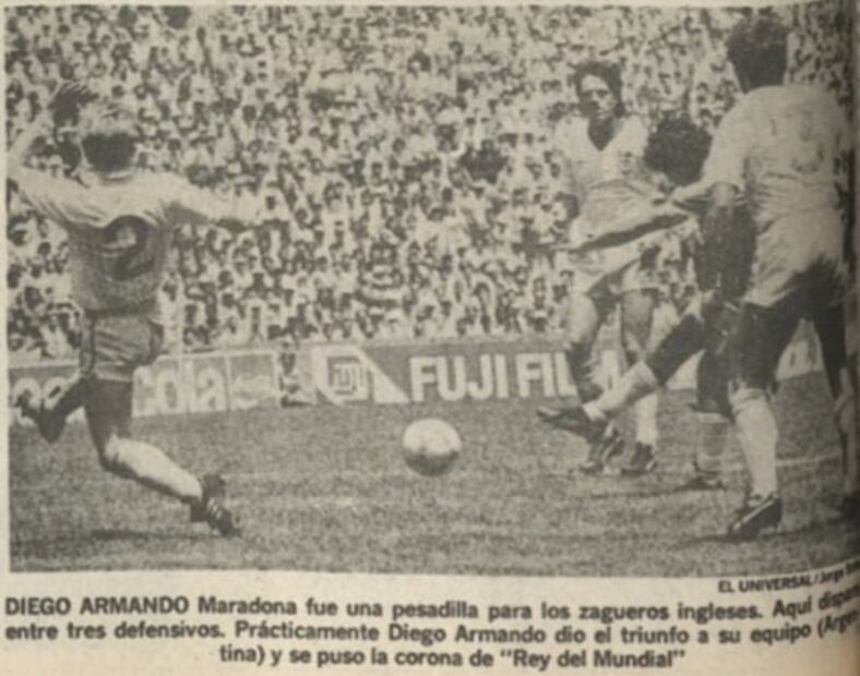 Así se vivió “la mano de Dios” de Maradona, en el Mundial de México en 1986