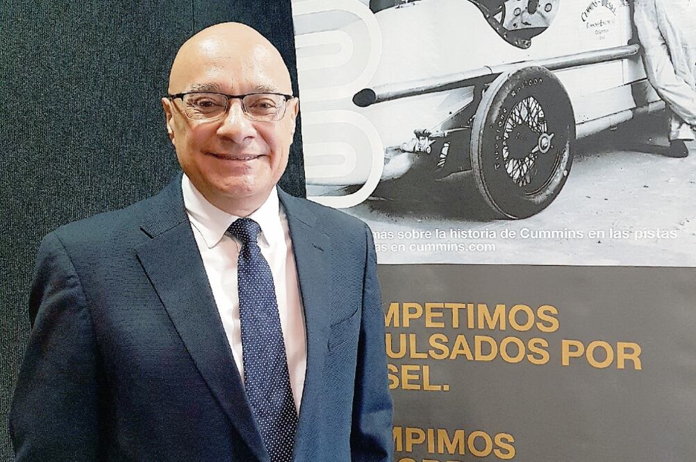 Proye cción. Ignacio García, vicepresidente de Cummins Latinoamérica, dijo que el sector de la manufactura permanecerá estable durante este año (SARA CANTERA. EL UNIVERSAL)