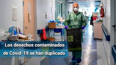Hospitales de Italia acumulan montañas de residuos infectados por Covid-19
