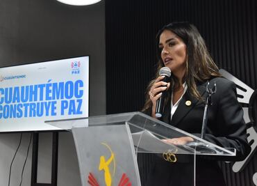 Alessandra Rojo de la Vega anuncia estrategia “Cuauhtémoc construye paz”; busca combatir inseguridad y recuperar espacios públicos
