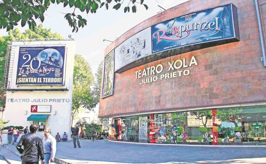 El Teatro Xola Julio Prieto fue el de más ingresos acumulados, pese a que paró más tiempo al estar cerca de un hospital. Foto: EL UNIVERSAL Y CAPTURA 
