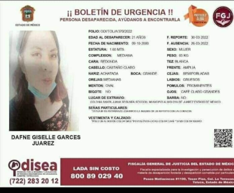 ¿Las reconoces? Piden ayuda para encontrar a Dafne y Giselle, desaparecieron en el Edomex