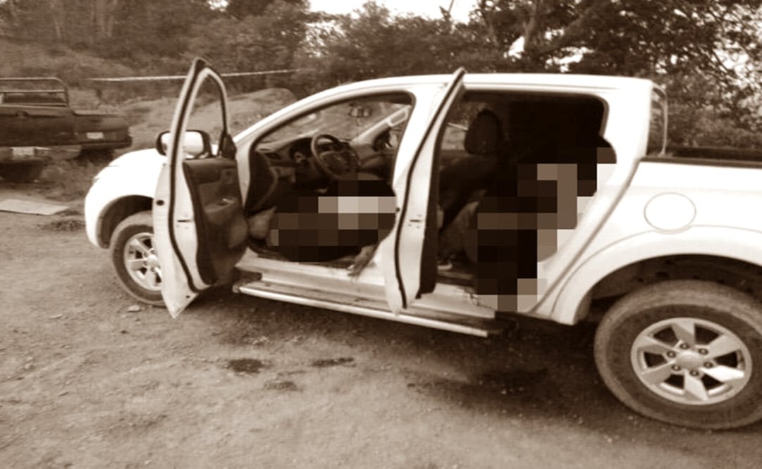 Elementos de la Fuerza Civil de Veracruz abatieron en un enfrentamiento armado a tres presuntos delincuentes. Foto: Especial 