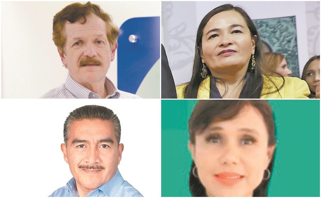 En la imagen Carlos Romero Hicks, Verónica Juárez, Delfino Suárez Piedras y Blanca Adriana Arroyo Cuevas. Fotos: ARCHIVO EL UNIVERSAL