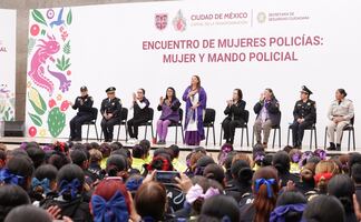 CDMX se encamina a formar una "policía feminista", afirma Brugada; anuncia nuevos apoyos y premio anual a la mujer policía 