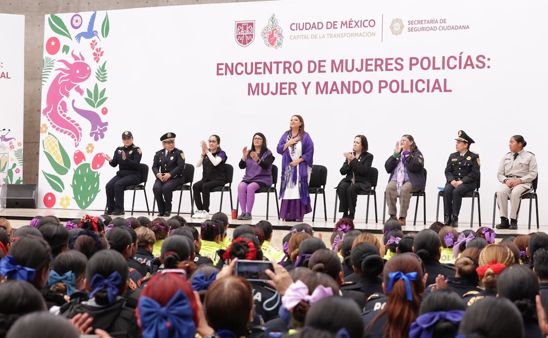 CDMX se encamina a formar una "policía feminista", afirma Brugada. Foto: Especial