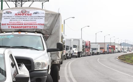Transportistas mexiquenses van a CDMX; descartan bloqueo en la México-Toluca