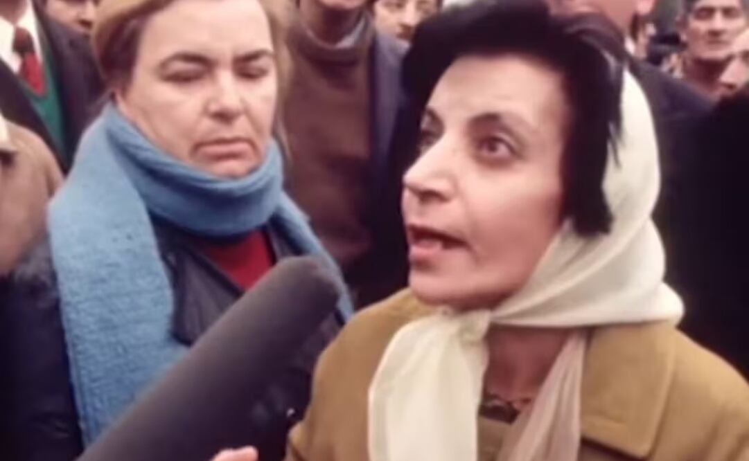 Enriqueta Rodríguez de Maroni en 1978, cuando salió en un documental de la TV holandesa. Foto: LA NACIÓN/GDA