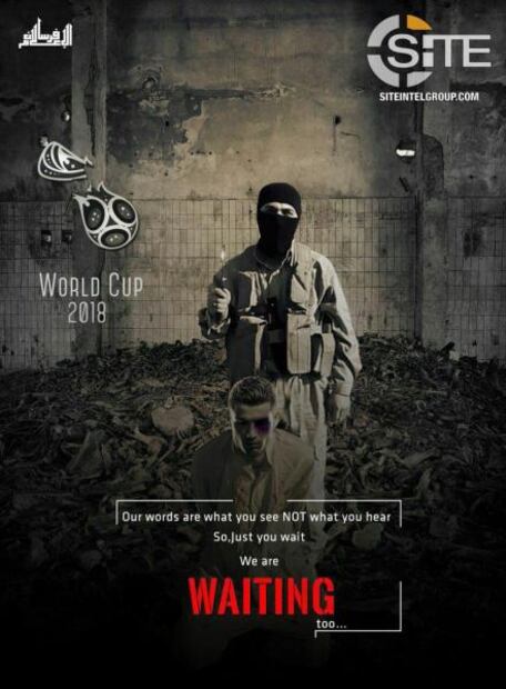 Nuevas amenazas terroristas al Mundial de Rusia 2018