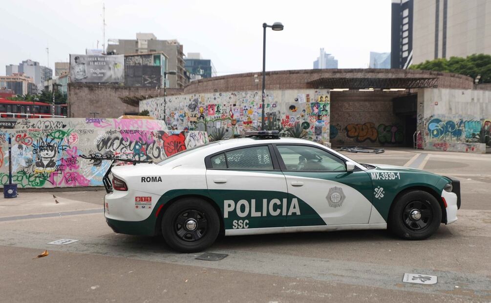 Así luce la Glorieta de Insurgentes tras la intervención del gobierno para recuperar el espacio público. Foto: Diego Simón