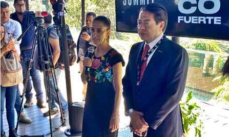 La mano está extendida siempre para Ebrard: Claudia Sheinbaum; descarta “fuego amigo” contra Harfuch