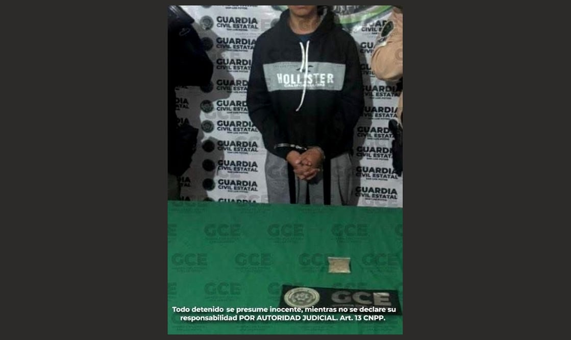 Pedro "N" fue detenido por elementos policiales tras presuntamente asesinar a otro alumno en Charcas, San Luis Potosí, el 5 de septiembre de 2025. Foto: especial