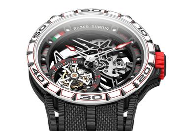 Relojes sobre ruedas en el Salón del Automóvil de Ginebra