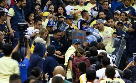 Violencia en el Azteca tras el América vs Pumas