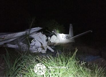 Se desploma avioneta en García, Nuevo León; reportan dos personas fallecidas