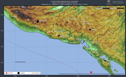 VIDEO. Sismo de magnitud 6,8 sacude costa oeste de Nicaragua