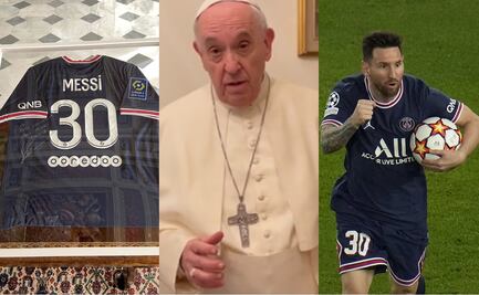 Papa Francisco agradece a Messi la playera firmada; le pide seguir con su sencillez