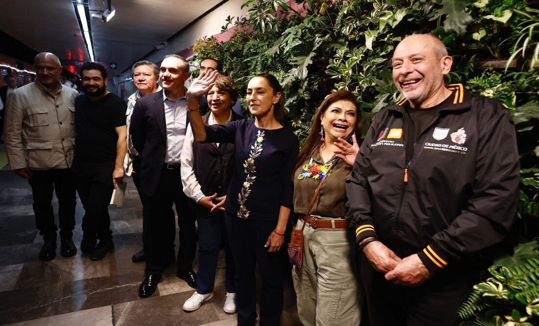 Brugada mantiene el 16 de Noviembre la fecha para reabrir al línea 1 del Metro hasta Observatorio. Foto: Berenice Fregoso