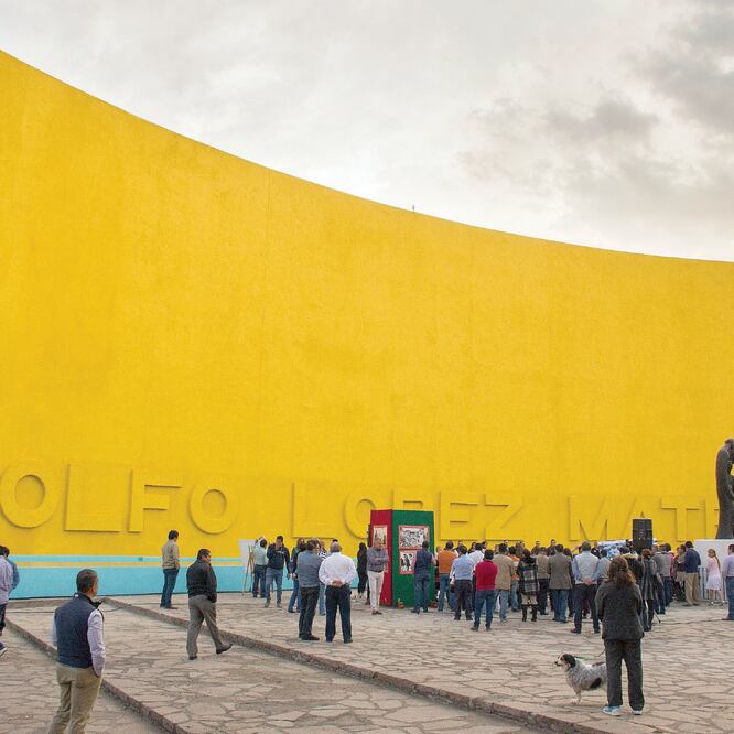 Obra emblemática. Vecinos de la unidad Adolfo López Mateos refieren que el muro da identidad a la zona. ESPECIAL