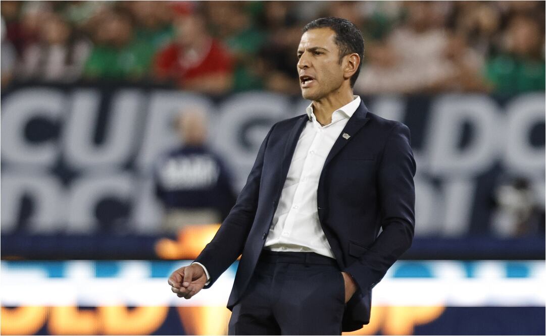 Jaime Lozano en el duelo ante Haití