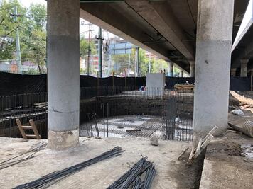 Inicia obra de estación elevada de L-5 del Metrobús