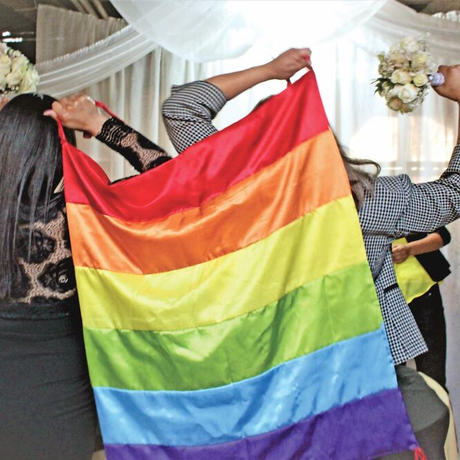 Dalia y Cala afirman que para tener certeza jurídica de su enlace matrimonial sólo necesitaron presentar su documentación ante el Registro Civil. IRMA MEJÍA. EL UNIVERSAL