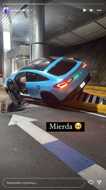 "Estoy muerta de miedo"; influencer Yeri Mua sufre fuerte accidente de tránsito