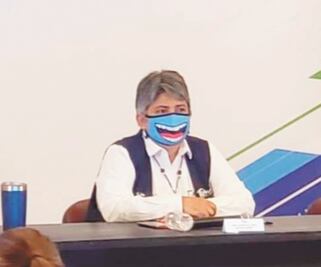 Cubrebocas sonrientes... para anuncios de muerte y terror