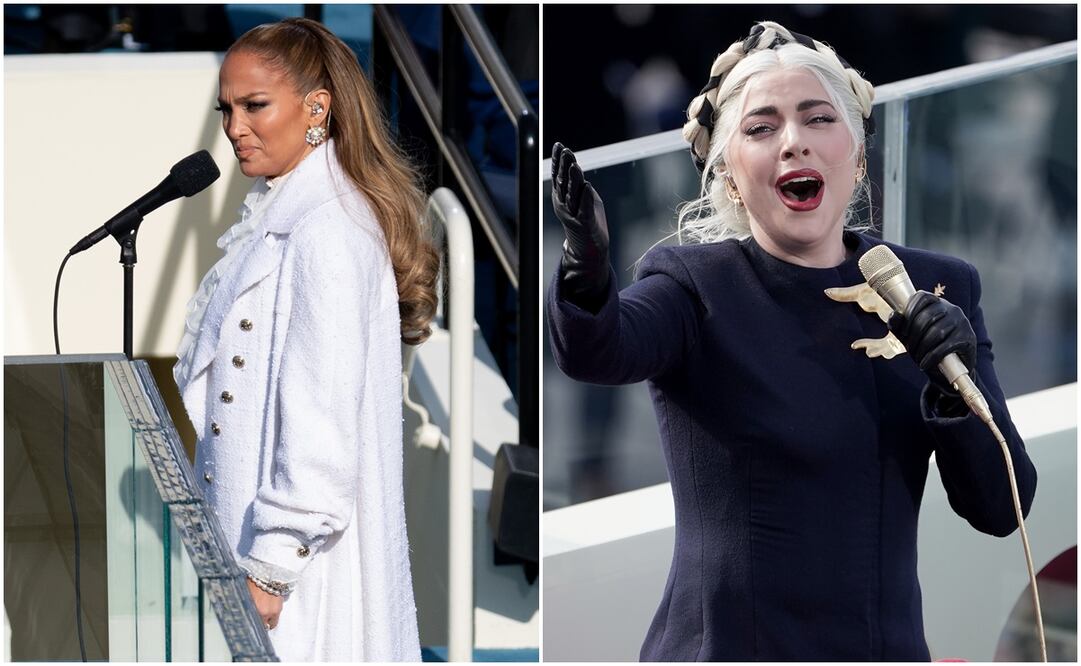 Jennifer Lopez y Lady Gaga. Fotos: AFP y EFE